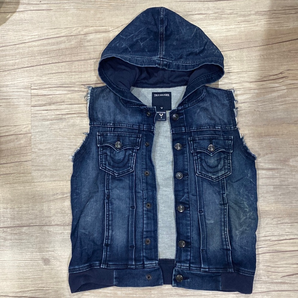 True Religion Kids Denim Vest